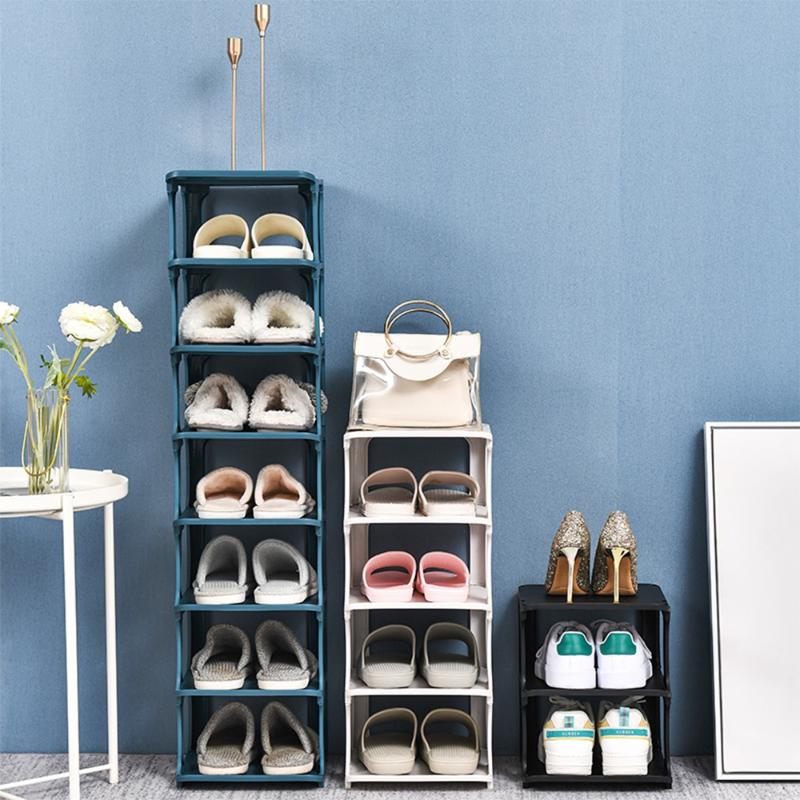 

Clothing & Wardrobe Storage DIY Assembly 5 Layers Stackable Shoe Organizer Shelf Rack Stand Space Saving Hanger Box Cabinet