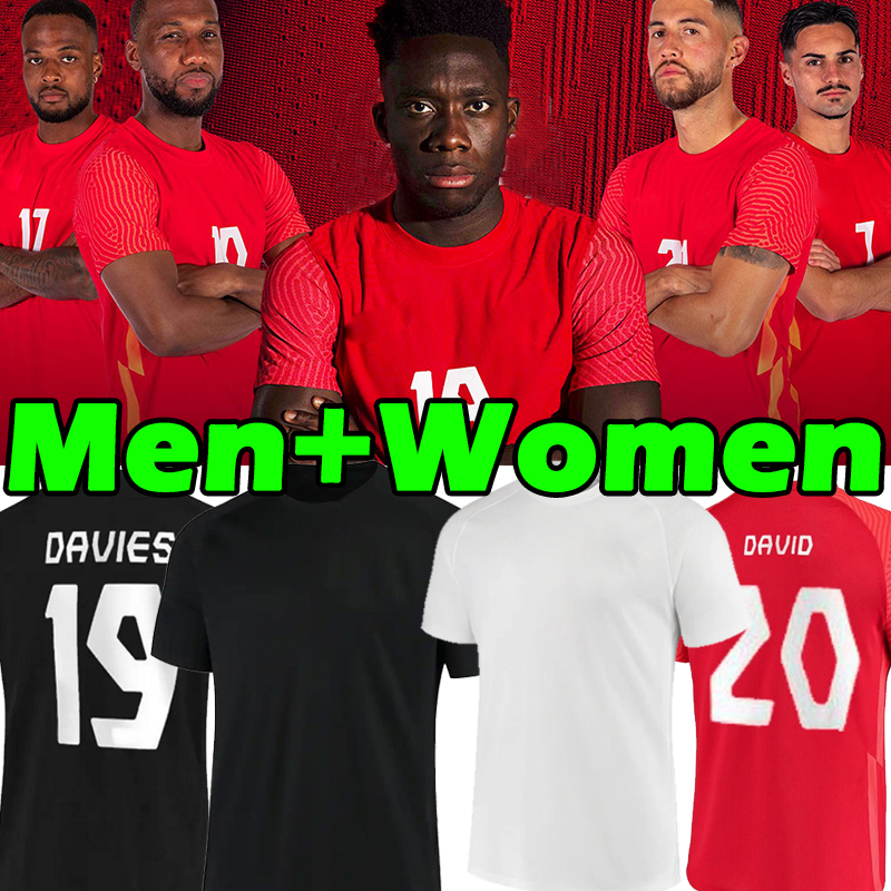 

Thai 21/22 Canada Soccer Jerseys national team Home Away Kits 2021 DAVIES DAVID LARIN CAVALLINI LARYEA MILLAR HOILETT 2022 The Lates Men women jersey football shirts, 21 22 home