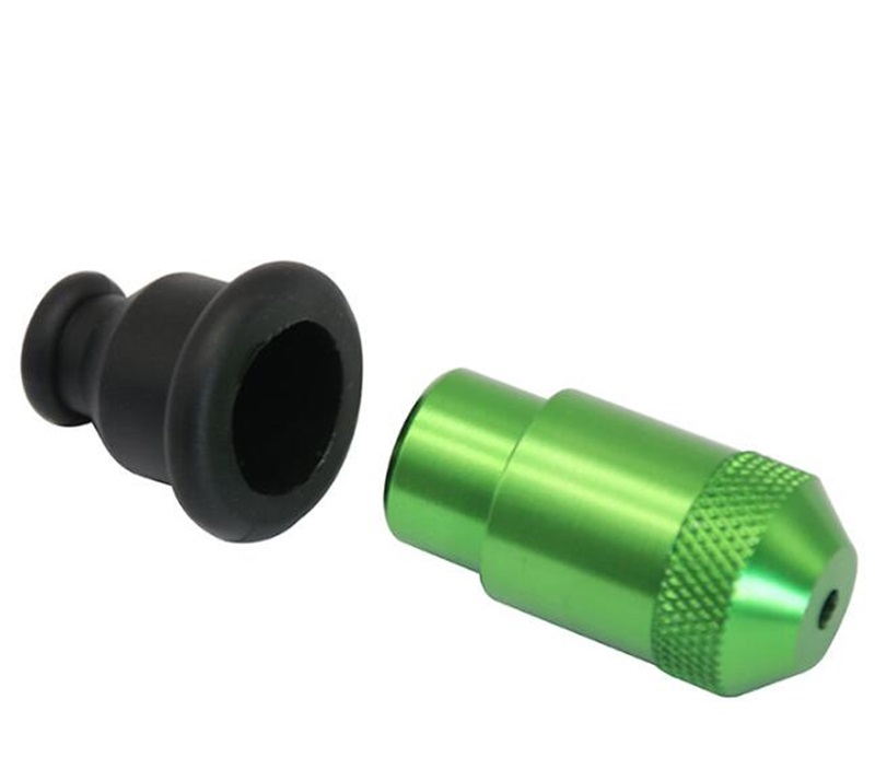 

Rubber Nipple Pipes Colorful 53mm Snuff Pipes Metal Pipes Smoking Tools 350 V2