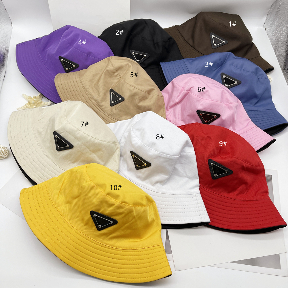 

Fashion Wide Brim Hats Women Men Bucket Hat Baseball Caps Unisex Beanies High Quality Summer Autumn Winter Designers Casual Sunhat Windproof Wholesales, 9# red