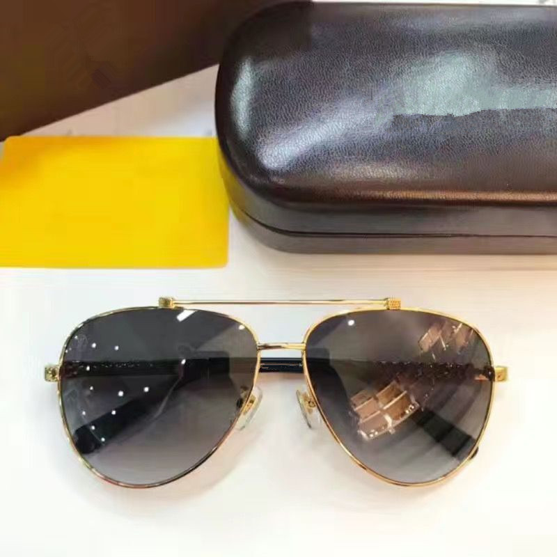 

15 luxury designer sunglasses for men women square Half frame Pilot sun glasses classic fashion eyewear high quality femmes with leather, White;black