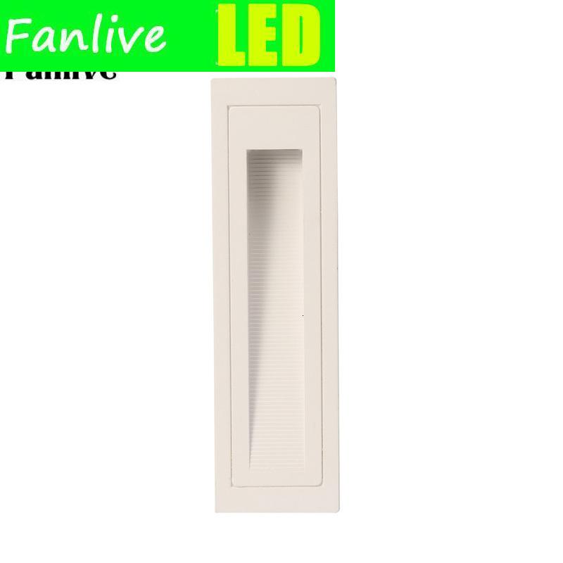 

Outdoor Wall Lamps 10pcs Led Stairway Light, Recessed Mounted Waterproof Step Light Include Box One Unit, Black And White