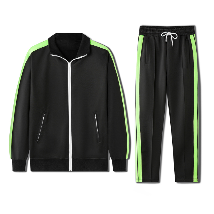 

Designer tracksuits mens palm tracksuit Men Track Pants Casual trousers Body building Fitness Sweat sport Sweatpants sportwear zipper jacket, Black