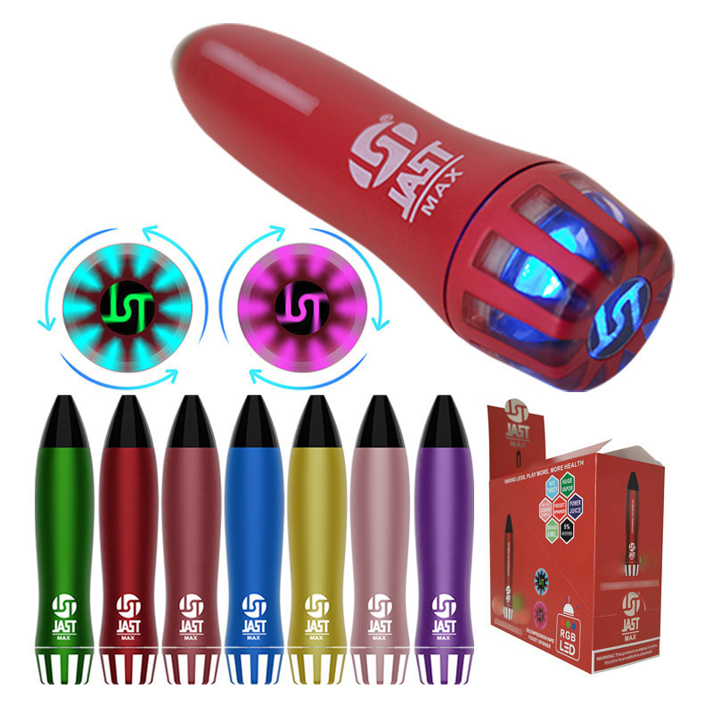 

Disposable vapes oem JAST MAX E Cigarette Mix colours flat tip mixed full color electronic vapor vaporizer private label vape pen