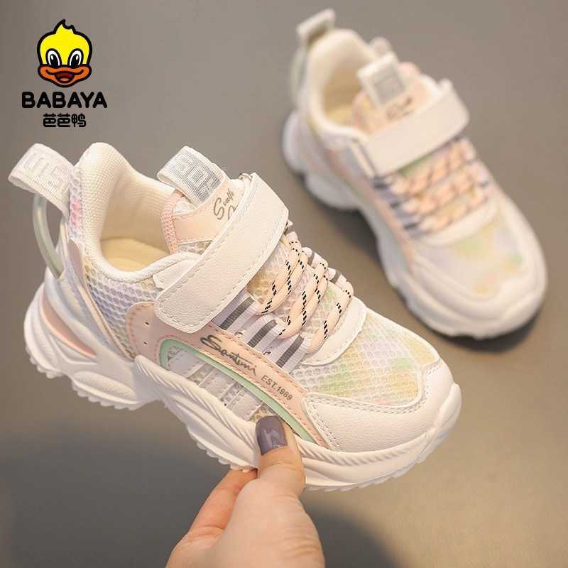 

Babaya Children's Sports Shoes Girls Breathable Running Casual for Kids Sneakers girl 2021 Spring New Net C0602, Green