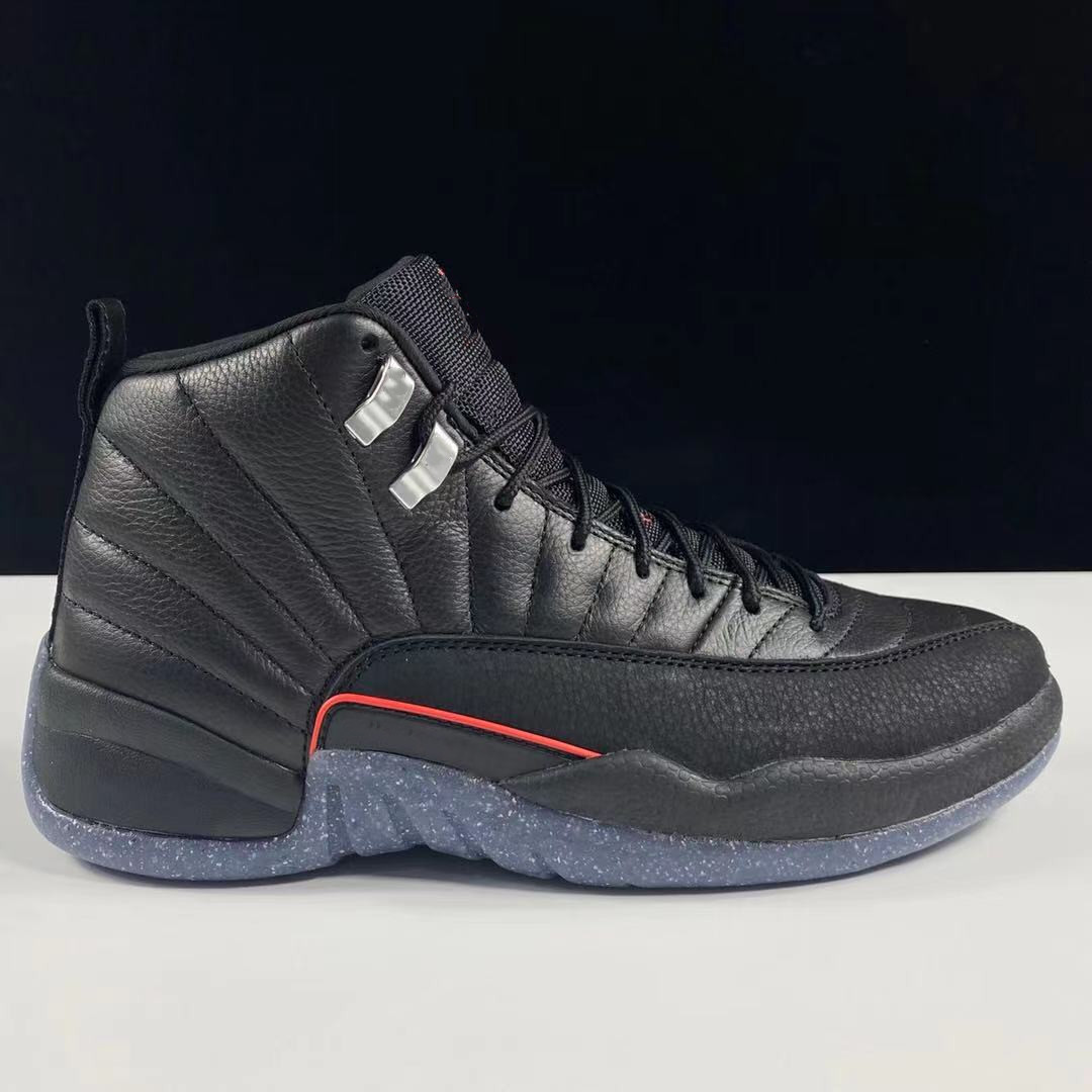 

portmarket jumpman 12 12s basketball designer shoes black bright crimson luxurys designers sneakers size 13 ship with box