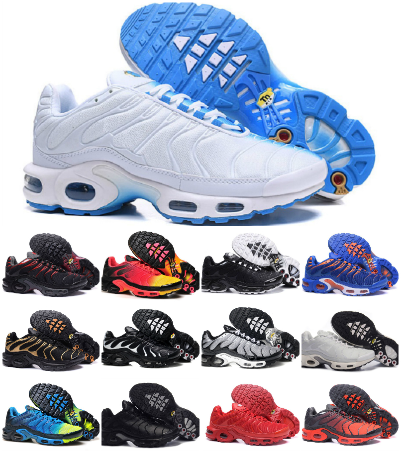 

2021 tn plus mens shOes top quality Volt black Hyper Psychic blue Oreo Purple womens Breathable fashion Outdoor Casual sports sneakers trainers, Box