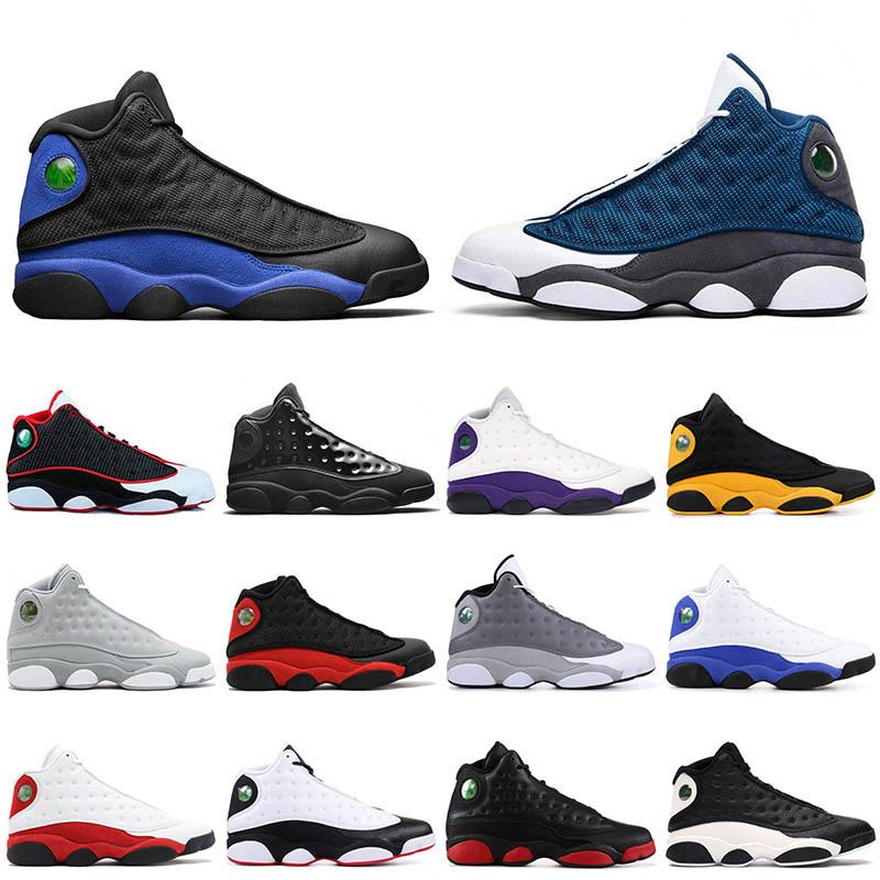

Flint 13 13s Jumpman XIII Hyper Atmosphere And Royal Retro Basketball Gown Sneakers Shoes 36-47 Wolf Grey Cap Trainers Womens Mens Rhdep, Black