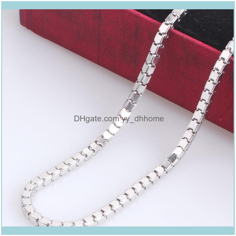 

Chains Necklaces & Pendants Jewelrychains M Width Flat O Word Length 50Cm 45Cm 316L Stainless Steel Necklace For Men Women Jewelry Wholesale