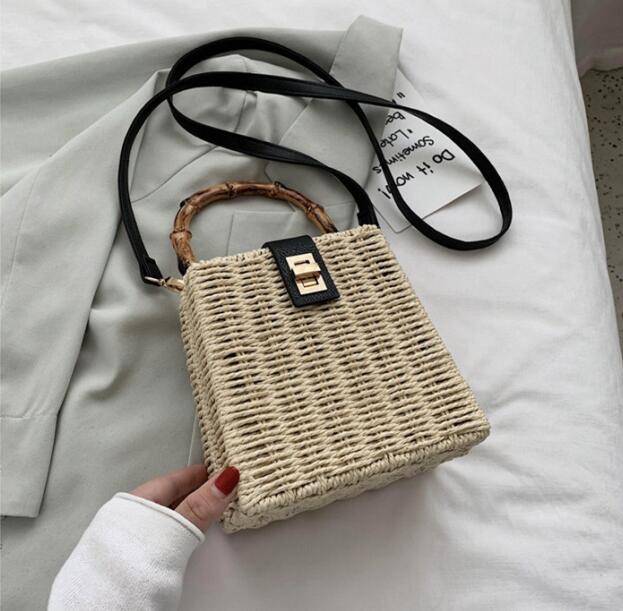 

Factory wholesale women bag small fresh summer fashionable wovens handbags personalized straw beach handbag street woven summers messenger bags