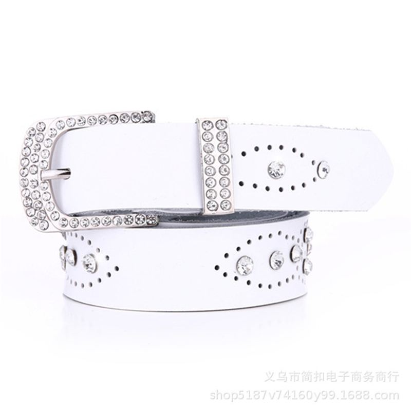 

Designer belts 2023 Diamond Nuzhen drill coat fur belt pure cow leather decorative wide tide Jeans Belt factory outlet