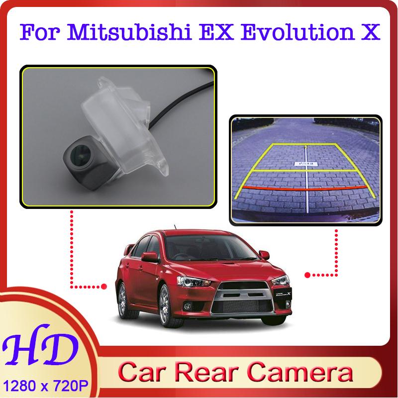 

Car Rear View Cameras& Parking Sensors Reverse Image Fisheye CAM For Mitsubishi EX Evolution X 2007~2021 Night Vision HD Dedicated Back Up 7