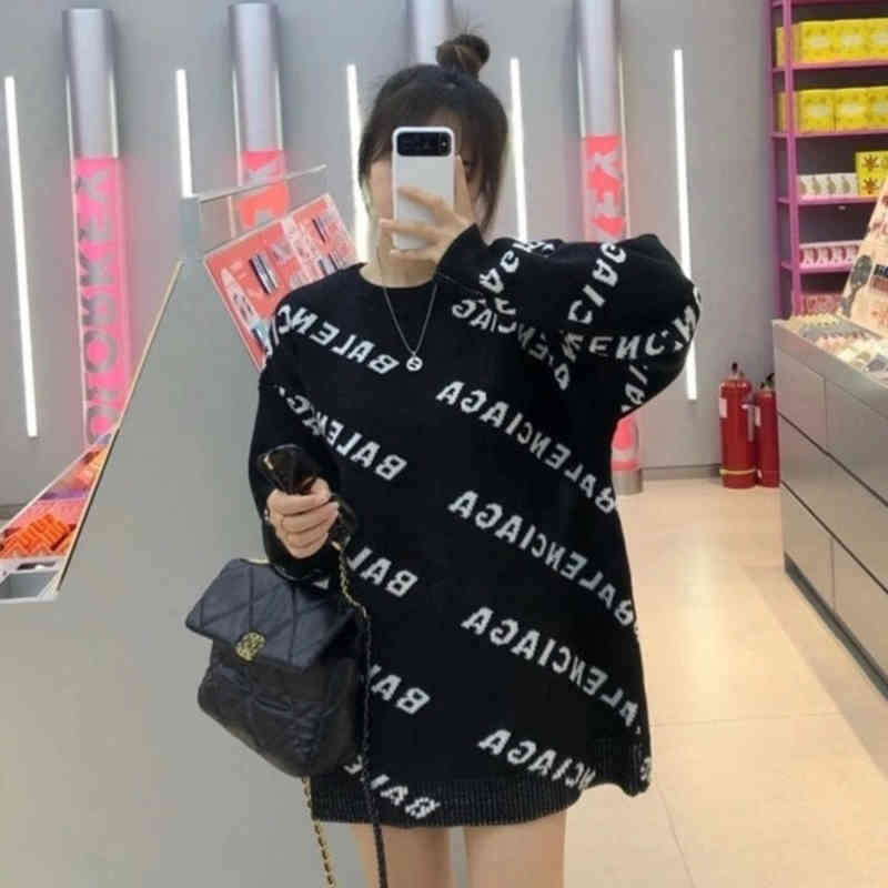 Banlencaigas fashion men's sweaters hoodies Paris women's sweater new style autumn and winter loose outer wear ins women's sweater