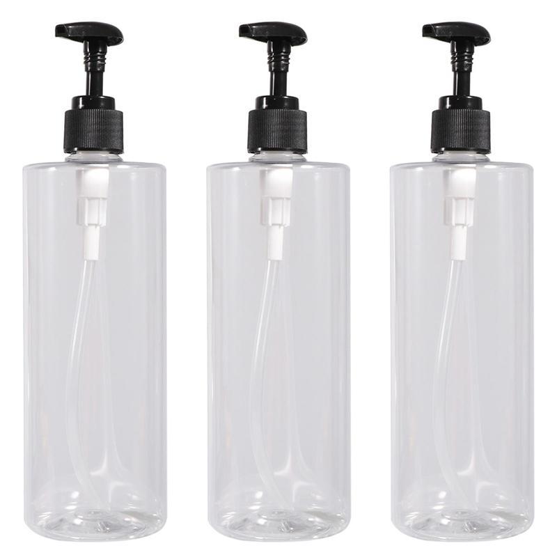 

Liquid Soap Dispenser 3Pcs 500ML Split Bottle Cosmetics Bottles Bathroom Press Shampoo Shower Gel Lotion Container Empty