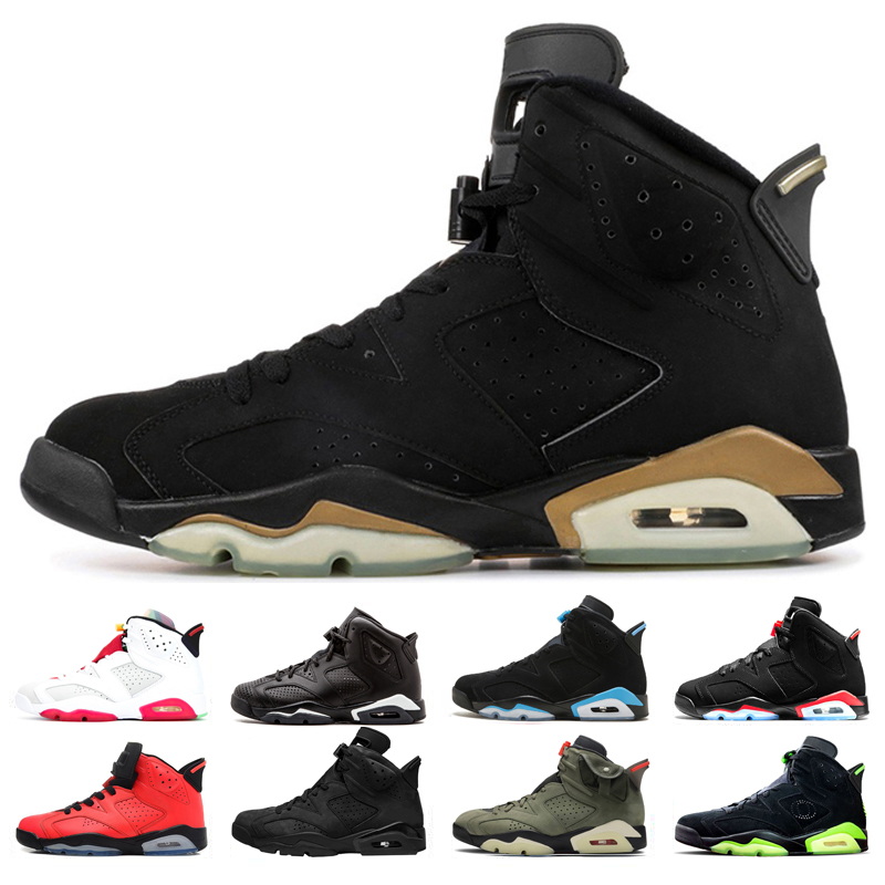 

6 basketball shoes men DMP White Infared Triple Black 6s Infrared Reflective Hare Carmine Oreo mens sneaker trainer
