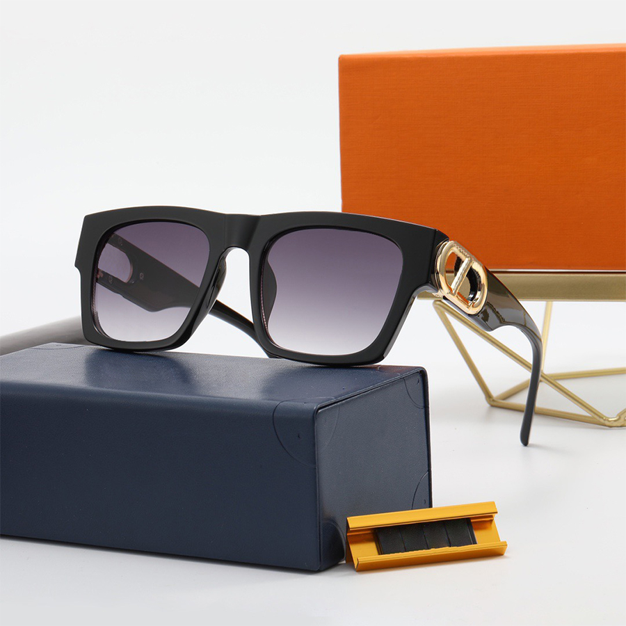 Sunglasses de designer Verres de plage adultes Street Street Cool Lettre Design pour homme Femme 6 Couleur Full Frame Haute Qualité