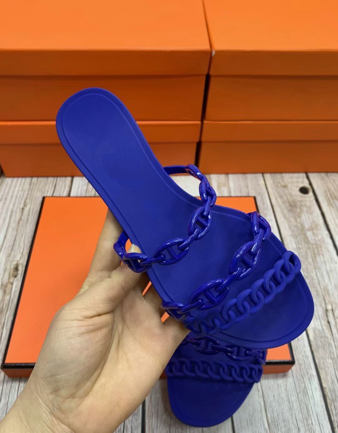 

Brand-name slippers ladies sandals rubber flat party wedding shoes mjk001