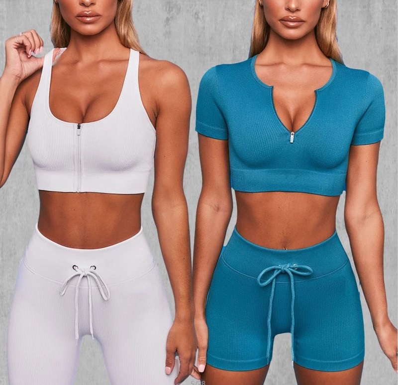 Womens Tracksuits Vêtements de gymnase Crown Soutien-gorge Crows Souffrage Leggings Sports de sport Golf High Taille Gym Portez Active Tech Tech
