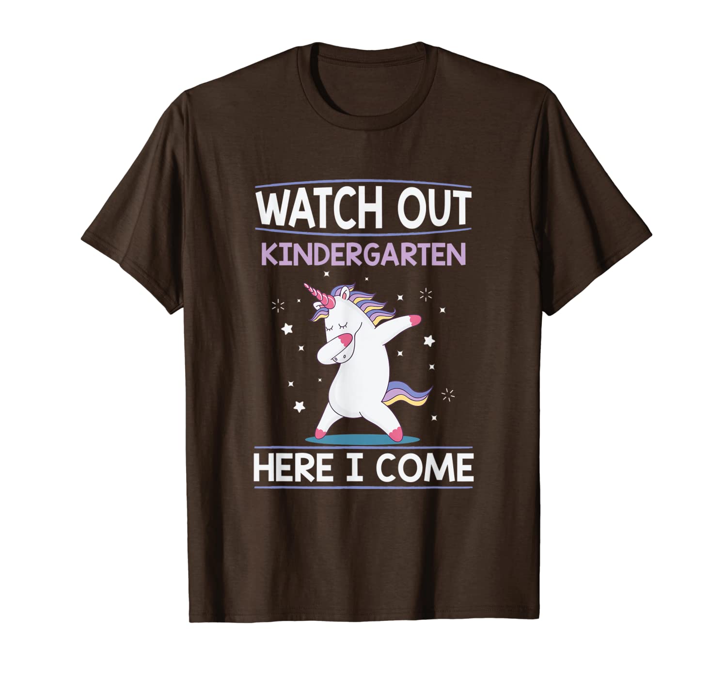 

watch out kindergarten here i come back to school t shirt, White;black