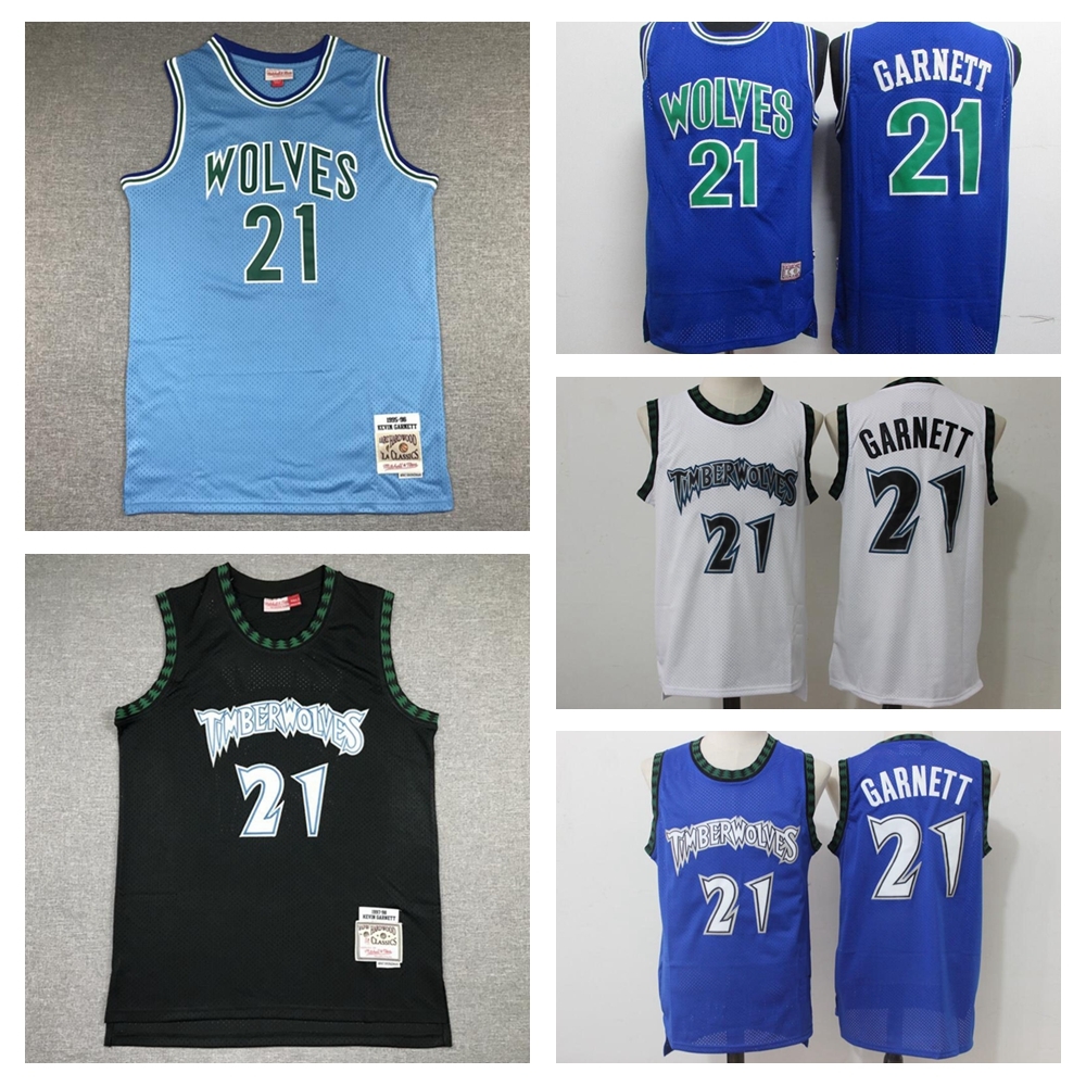 

Nba's basketball jersey Minnesota's Timberwolves's Kevin Garnett embroider jerseys.