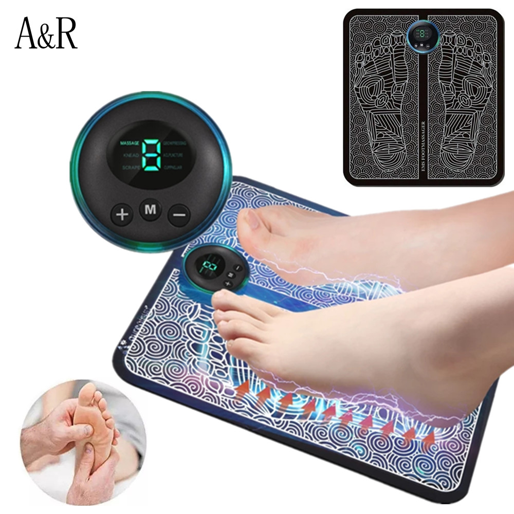 

Electric EMS Foot Massager Pad Feet Muscle Stimulator Leg Reshaping Foot Massage Machine Mat Relieve Ache Pain Health Care