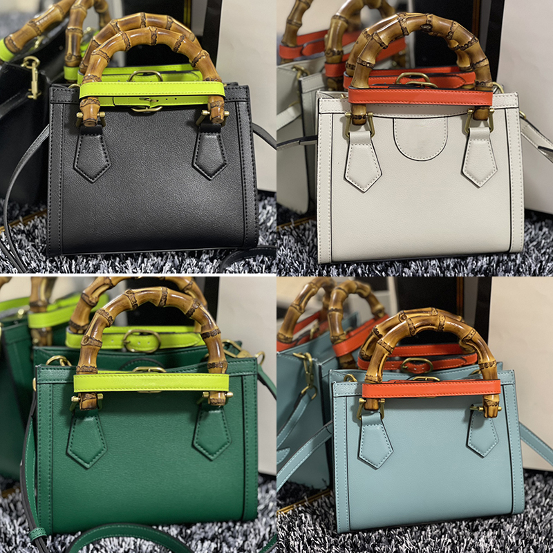 

High Quality Luxurys Women Diana Bag Brown Black Leather Crossbody Bags Calfskin 6 colors Lady Handbag Mini Purse with box, Blue