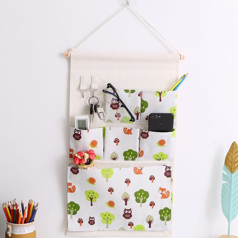 

Wall Hanging Closet Toy Storage Bag Bedroom Sundries Organizer Home Office Container 1 Pc Bathroom Toiletry Bags