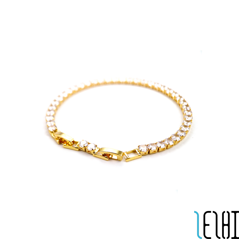 

Charm Chain Classic Fashion Love Wedding Bracelets For Man Tennis Snap Iced Out Link Chains Gold Bracelet Personalized Bridal Jewelry Wholesale 11g 2 Colors