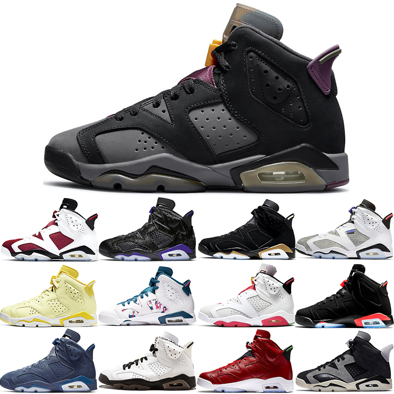

2021 hotting basketball shoes 6s for men 6 Aleali May Black Infrared Bordeaux Carmine DMP Flint Floral Hare Tech Chrome Tinker outdoor trainers sneakers