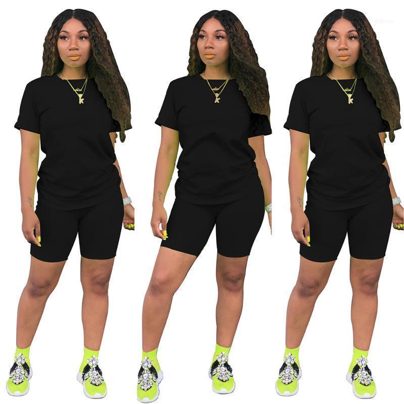 

Women Fashion Tracksuit Summer Short Sleeve Top And Pants 2 Piece Set Women's Tracksuits, Gray