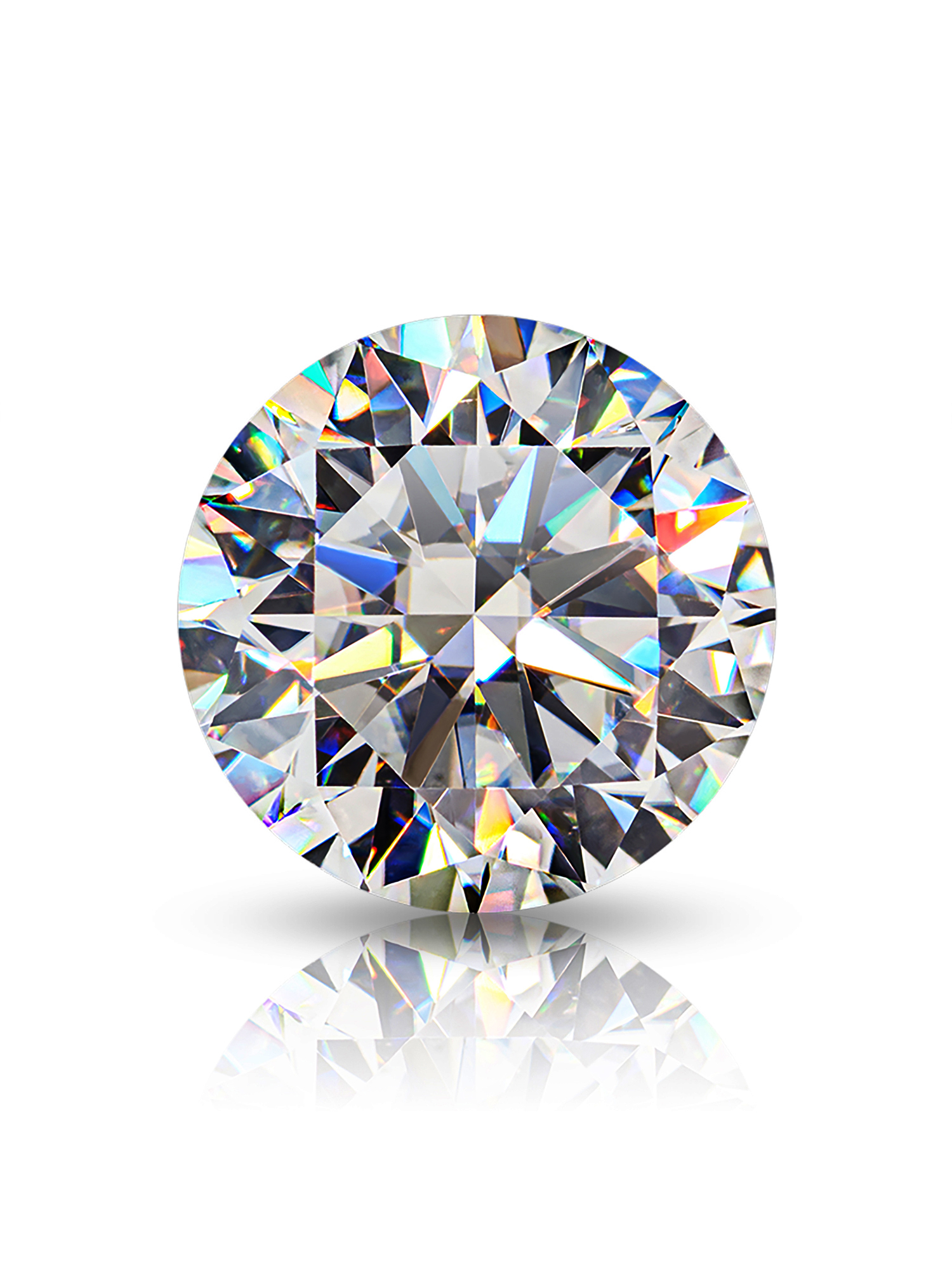 GIGAJEWE 5-9mm White D Color VVS1 Round Cut Loose Moissanite Diamond For Jewelry Making Fashion manual cut-image-422052041