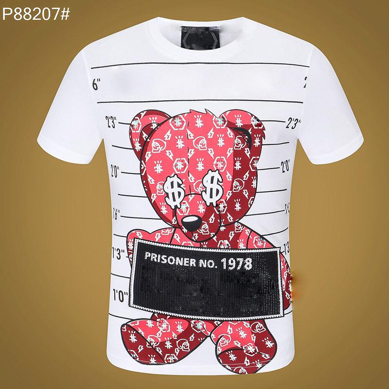 

Men's T-Shirts snake Tees Summer Basic Solid print crystal letter dollar Skateboard Casual Punk tops T-shirts women Shirts clothing Bear lovers short sleeve, Make up for price