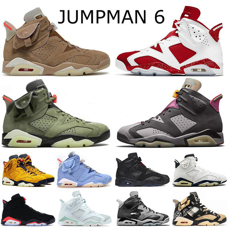 

Red Oreo 6s Basketball Shoes Jumpman 6 British Khaki UNC Tiffany Blue Gold Hoops Carmine Black Infrared Bordeaux Tech Chrome Hare Mens Trainers Sneakers, As photo 1