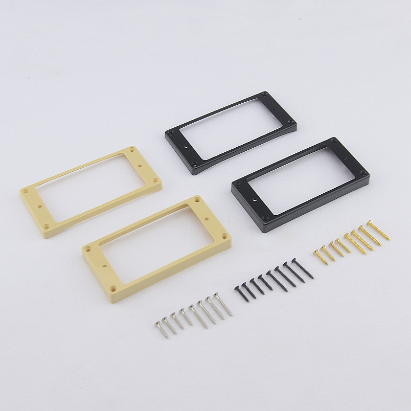 

[Made in Korea]1 Set Curved / Flat Humbucker Pickup Mounting Frames Rings