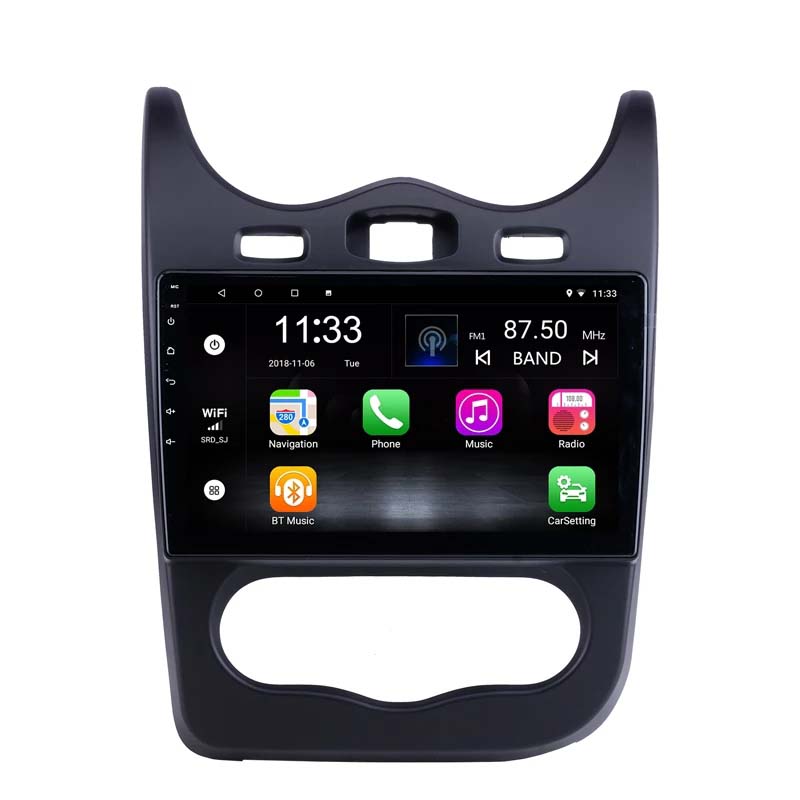 

10.1 inch Android Video Player 2din 2+32G Car dvd Radio GPS Navigation For 2014-Renault Sandero 2.5D IPS Screen