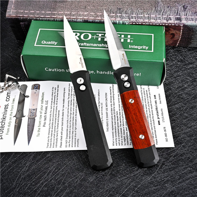 

New Arrivals PROTECH knives CNC Protech Godfather 920 auto eject folding knife 154CM steel blade 6061-T6 handle outdoor tool camping EDC