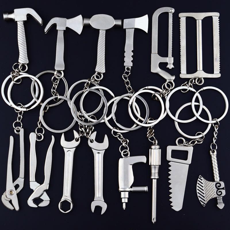 

Tool Wrench Keychain Mini Key Ring Creative Design Fashion Zinc Alloy Auto Parts Interior Decorations