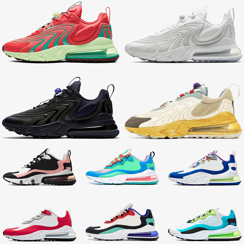 

Top Fashion React Womens Mens Running Shoes Triple White Black Travis Cactus Trails Watermelon Vibes Red Oracle Aqua men trainers