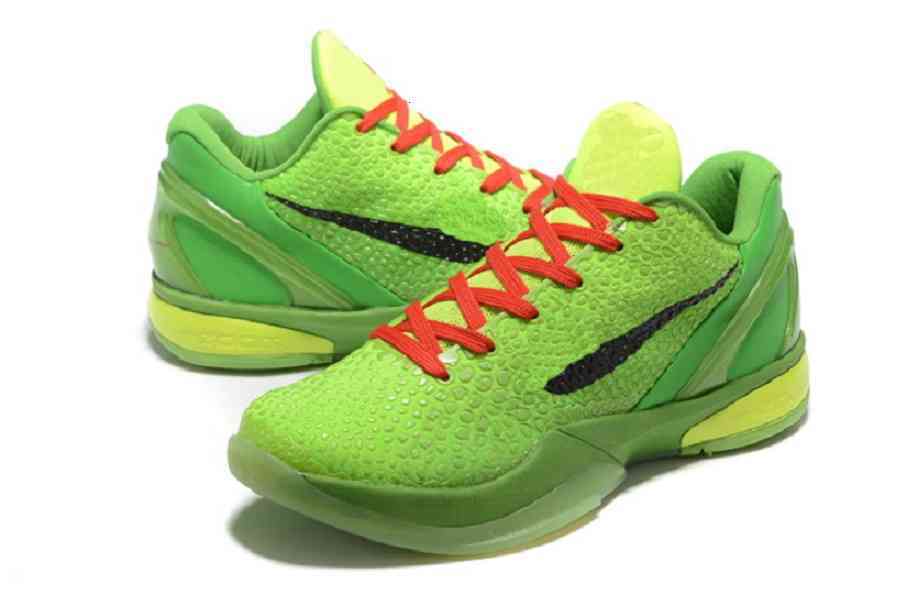

Mamba 6 Shoes With Logo Black Green VI Grinch sports sales men women Pink