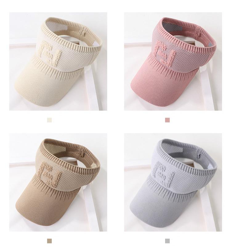 

Wide Brim Hats Original Sun Visor Hat Women Summer Fashion SunHat Baseball Cap Sport Letter Print Beach Chapeu Feminino Ladies, Blue;gray