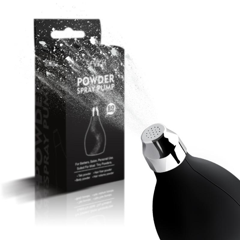 

Storage Bottles & Jars 1pcs Empty Rubber Powder Spray Bottle Hair Salon Barber Haircut Glitter Talcum Hairdressing Styling Tools Accessories