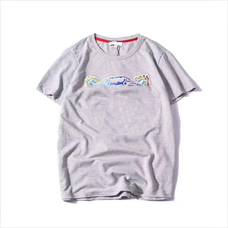 

T-Shirt Tees Summer Fashion Mens Women Unisex Breathable Loose Short Sleeve Head Patterns Embroidery Letters Tops T Shirts Colors WXX4, No16