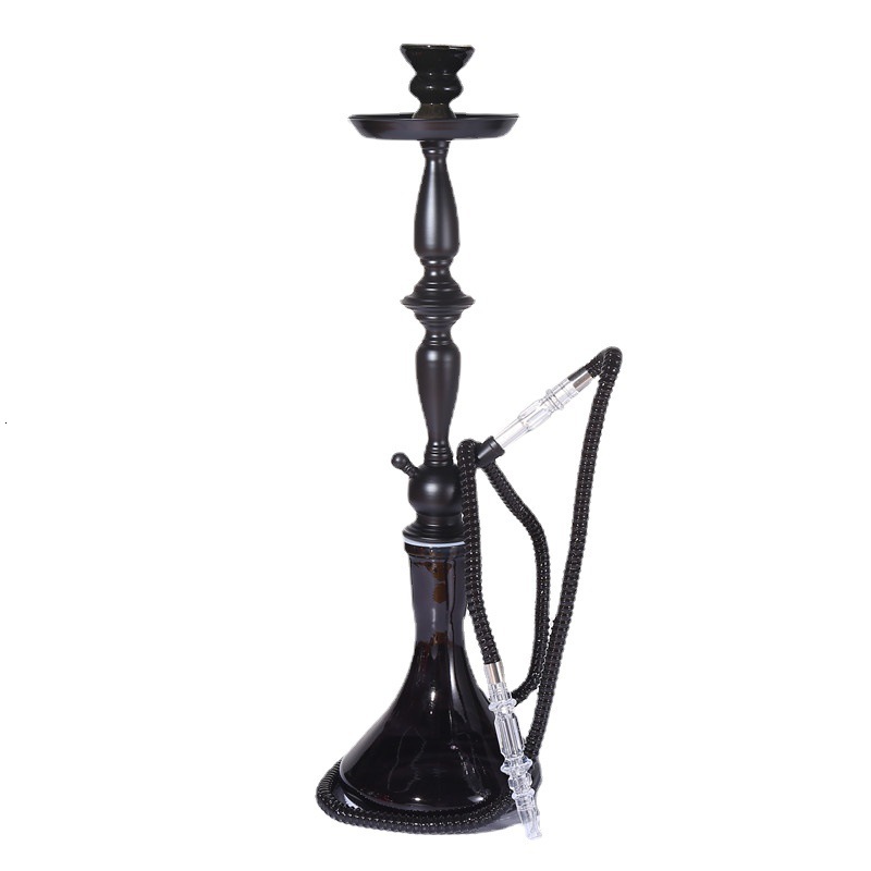 

Hookah Product Baking Paint Classic Black Large Arabian Single Tube Shishia