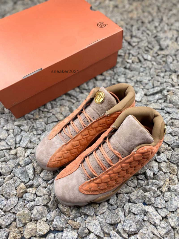 

13 13s Cap And Gown Mens Basketball Shoes Atmosphere Grey Terracotta Blush Chicago Cat Black Infrared Flints Bred DMP men sports sneakers, As photo 14