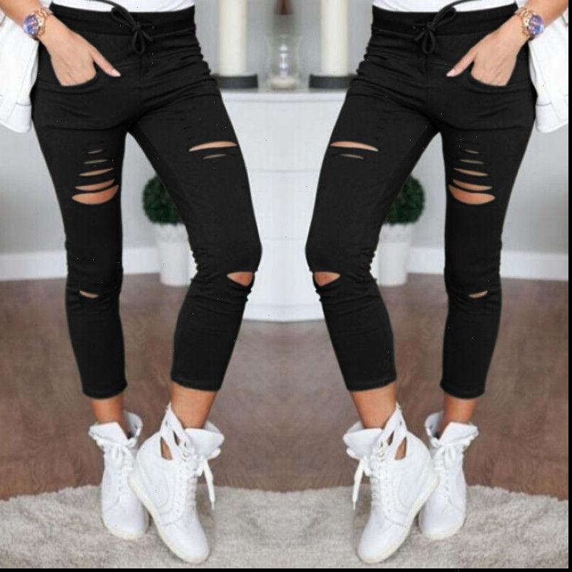 

Mom Harem Casual Denim Womens Jean Pants Boyfriends Femme Trousers Ripped Vintage Retro, Blue