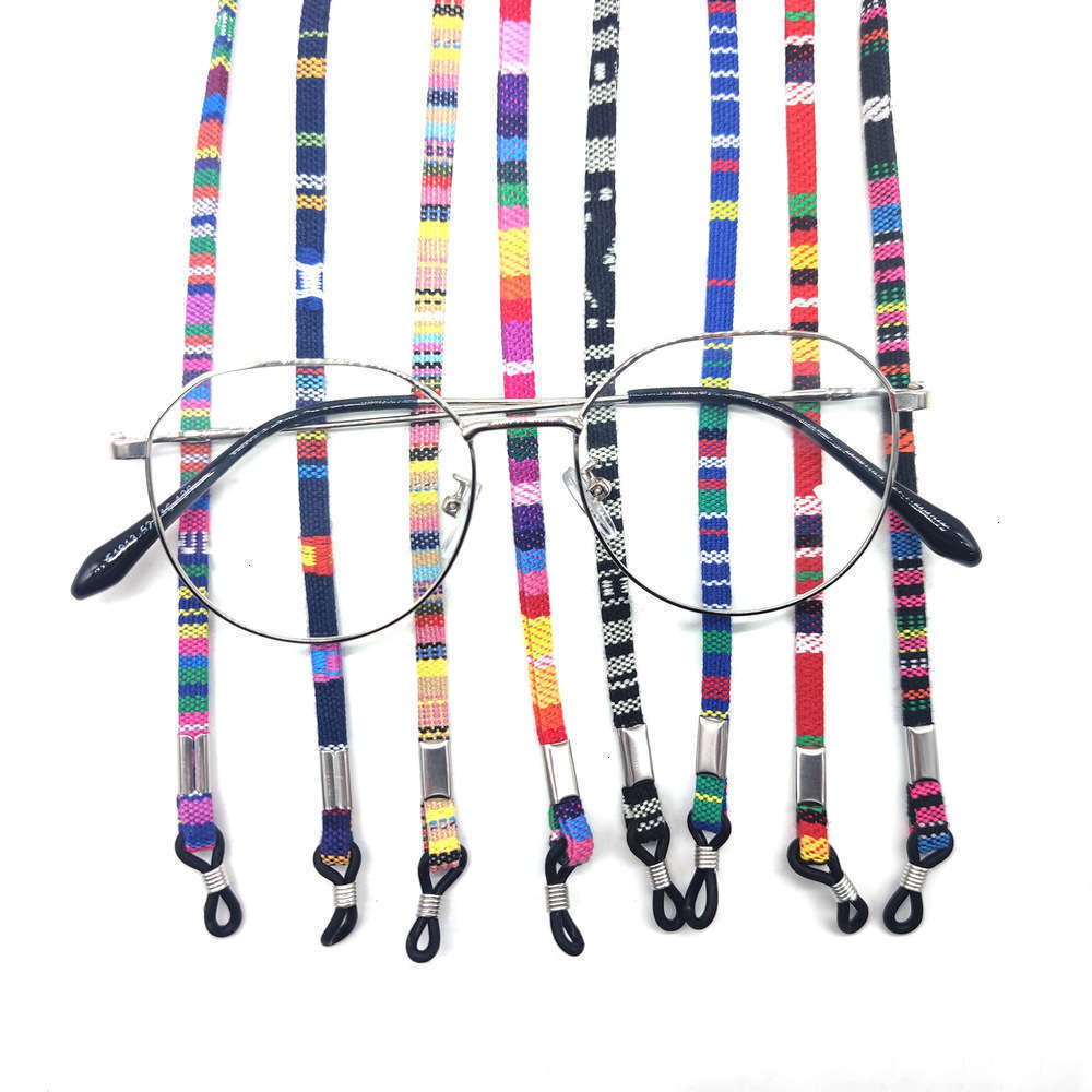 

Bohemian national style presbyopic glasses sunglasses chain eyeglasses rope, Silver