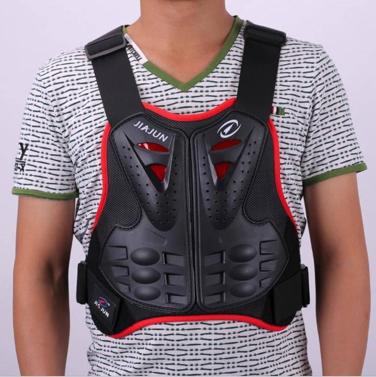 

Cross-country Adult Protective Gear Racing Motorcycle Chest Riding Suit CS Paintball Back Support, Black;blue