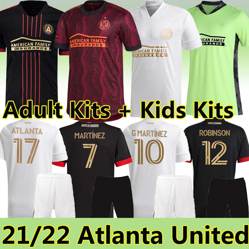

New 21/22 MLS Soccer jerseys Atlanta United LAFC inter miami LA Galaxy 2021 2022 G.MARTINEZ MORENO TORRES Adult kids kits football jersey, La galaxy kids kits