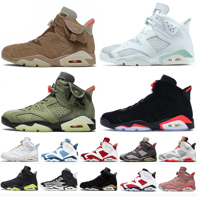 

Jumpman 6 6s VI Mens Women Outdoor Shoes Red Oreo Quai 54 British Khaki Cactus Jack Hare Unc Gold Hoops Midnight Navy Trainers Sneakers Eur 36-47, As photo 17