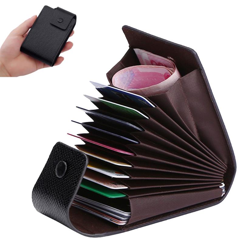 

Stuff Sacks Tactical Leather Wallet ID Holder Name Cards Case Pocket Organizer Money Phone Coin Bag Fashion Lightweight, Blue